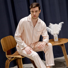 Load image into Gallery viewer, Couple Satin Pajamas Set