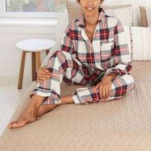 Load image into Gallery viewer, check-pajama-set-for-women