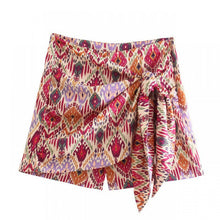 Load image into Gallery viewer, Print Skirt Shorts Set