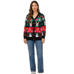 Knitted Cardigan Christmas Ugly Sweater