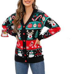 Knitted Cardigan Christmas Ugly Sweater