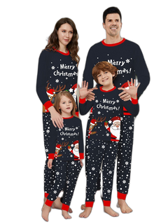 Merry Christmas Snowflake Family Pajama Set