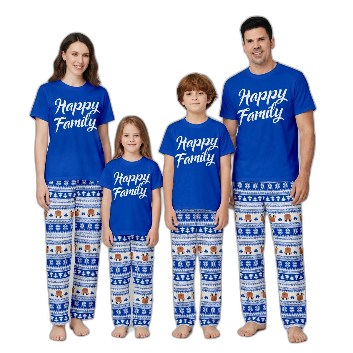 Family Happy Christmas Matching Pajama Set