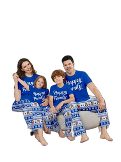 Family Happy Christmas Matching Pajama Set