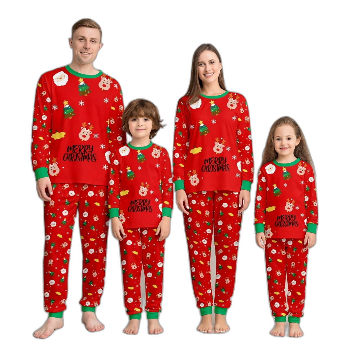 Christmas Print Family Pajama Set