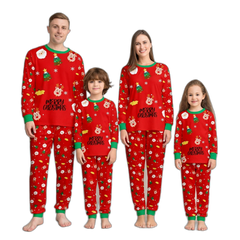 Christmas Print Family Pajama Set