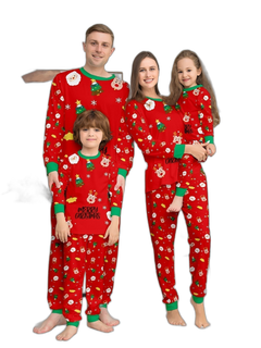 Christmas Print Family Pajama Set