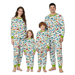 Christmas Floral Family Pajama Set