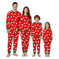 Snowman Print Family Matching Christmas Pajamas