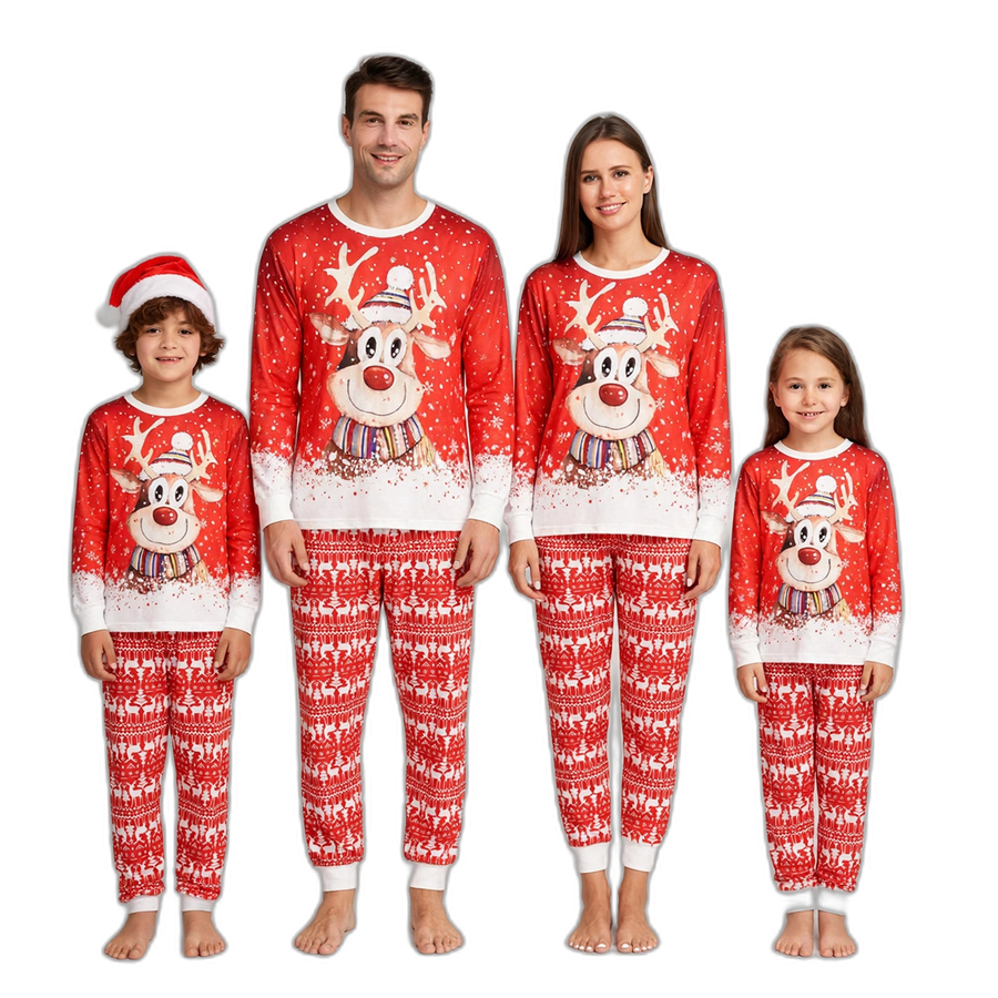 Christmas Deer Family Pajamas