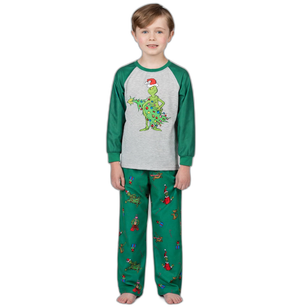 Boys' Dragon Print Pajamas