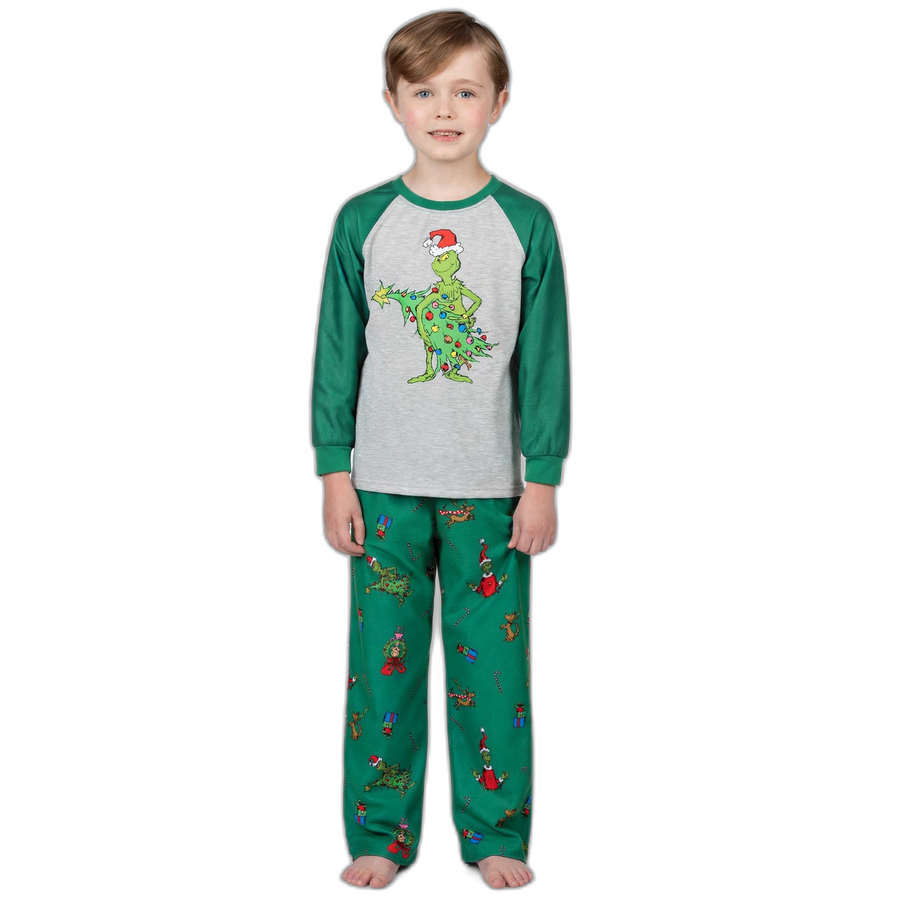 Boys' Dragon Print Pajamas