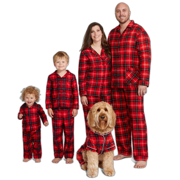 Check Matching Family Pajama Set