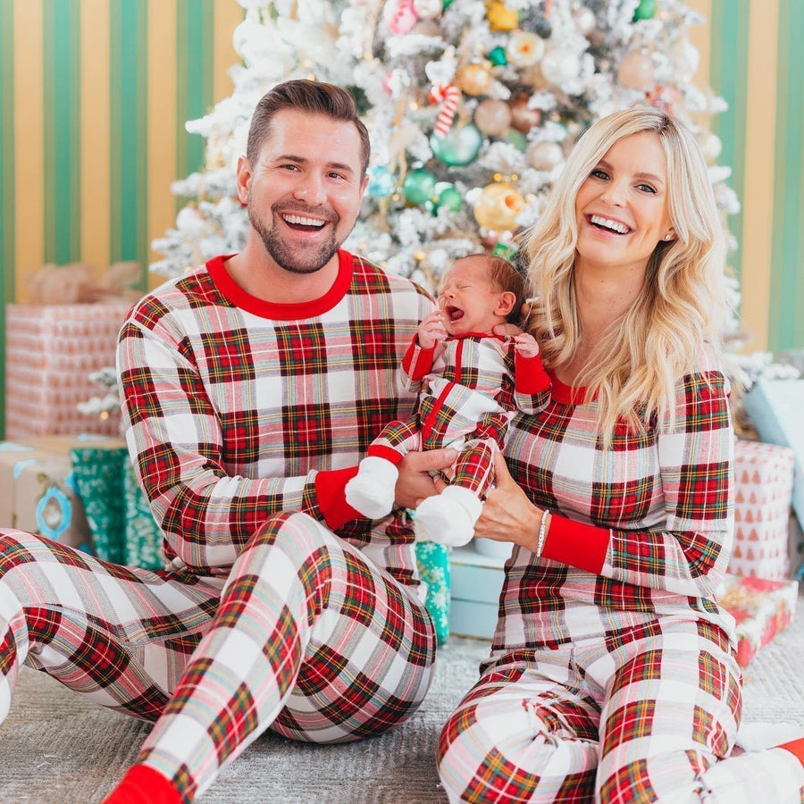 Check Print Family Christmas Pajama Set