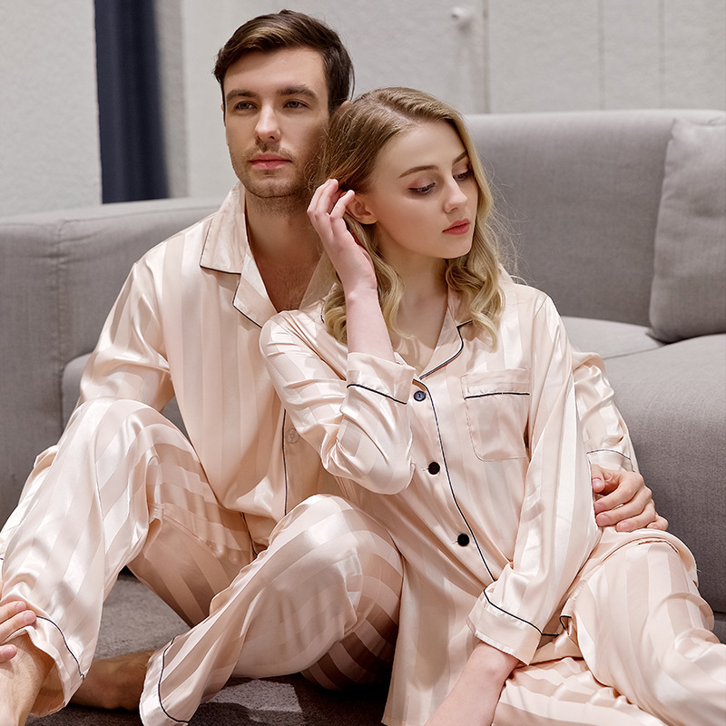 Couple Satin Pajama Set