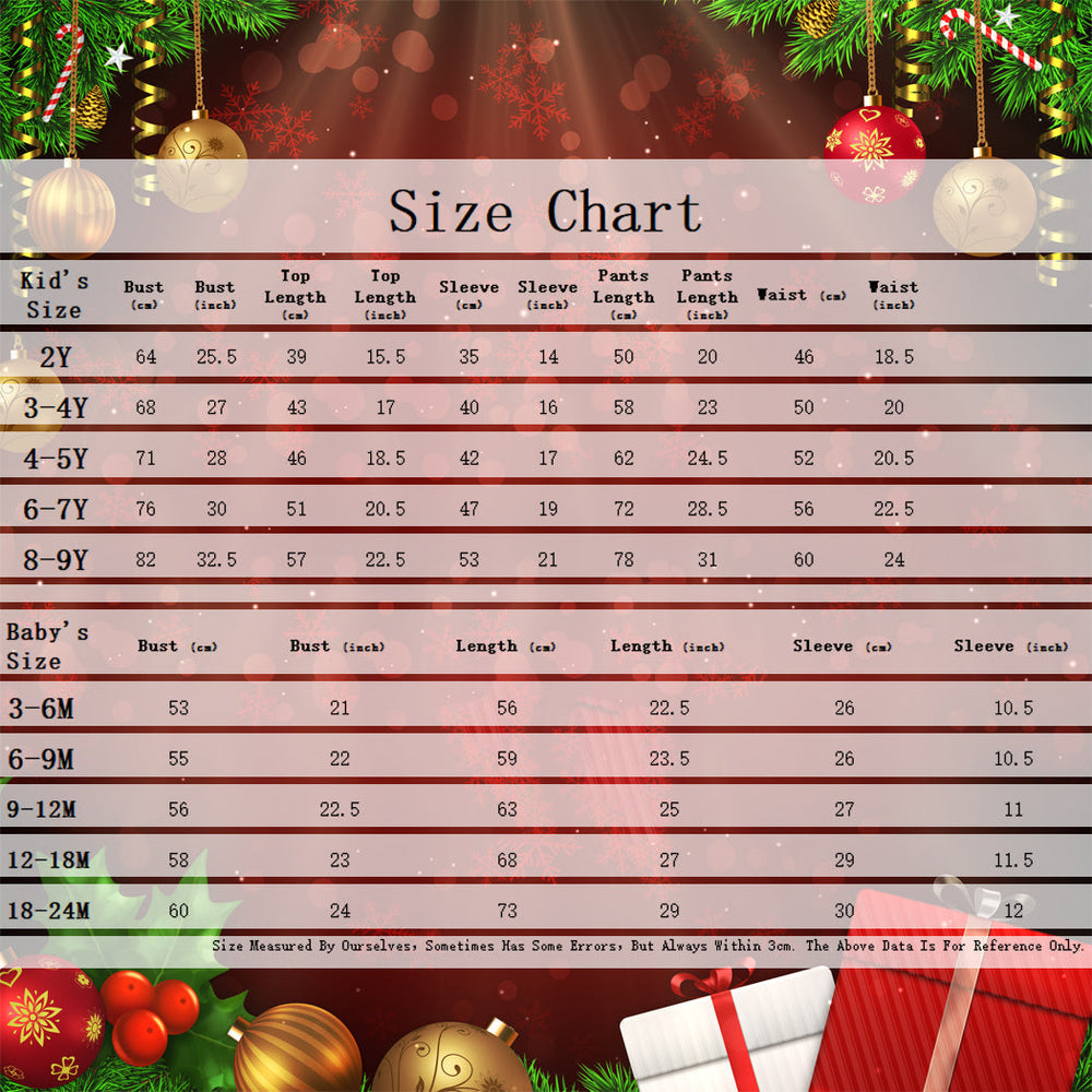 Christmas Deer Print Pajama Set