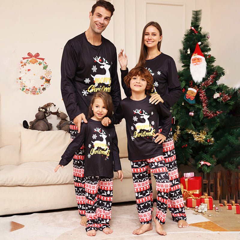 Christmas Deer Holiday Family Pajamas