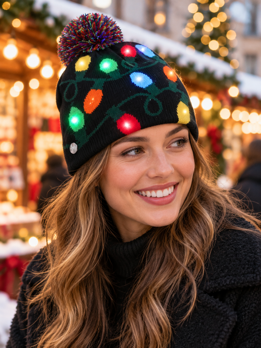 LED Lighted Christmas Hats