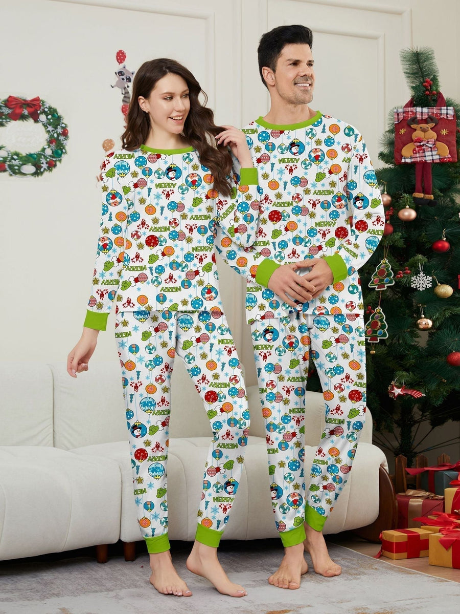 Christmas Floral Family Pajama Set