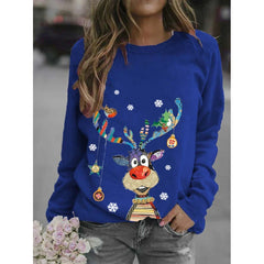 Women's Christmas Long Sleeve Sweatshirt - side view