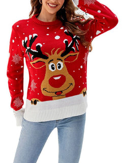 Women's Ugly Christmas Knit Top - lifestyle shot