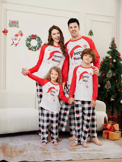 Santa Claus Family Pajama Set - fabric detail