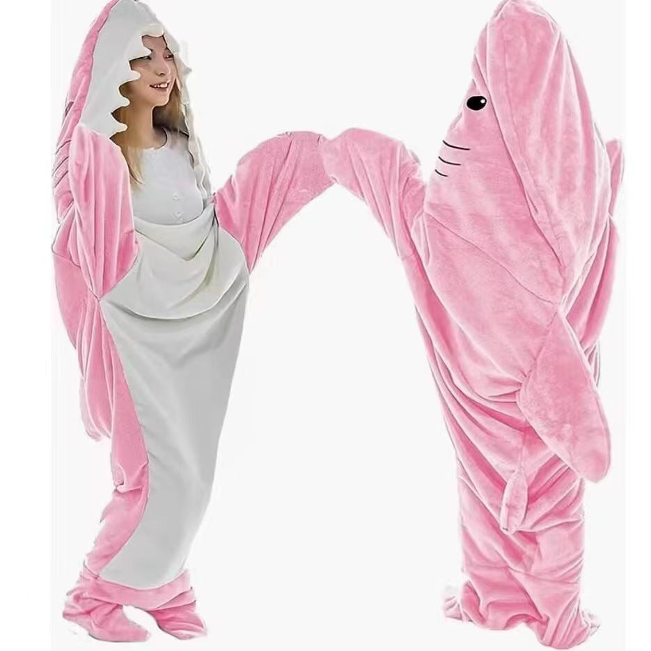 Shark One-Piece Pajama Set - front view