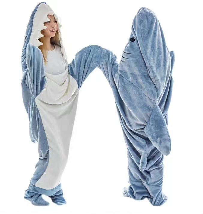 Shark One-Piece Pajama Set - fabric detail