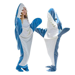 Shark One-Piece Pajama Set - side view