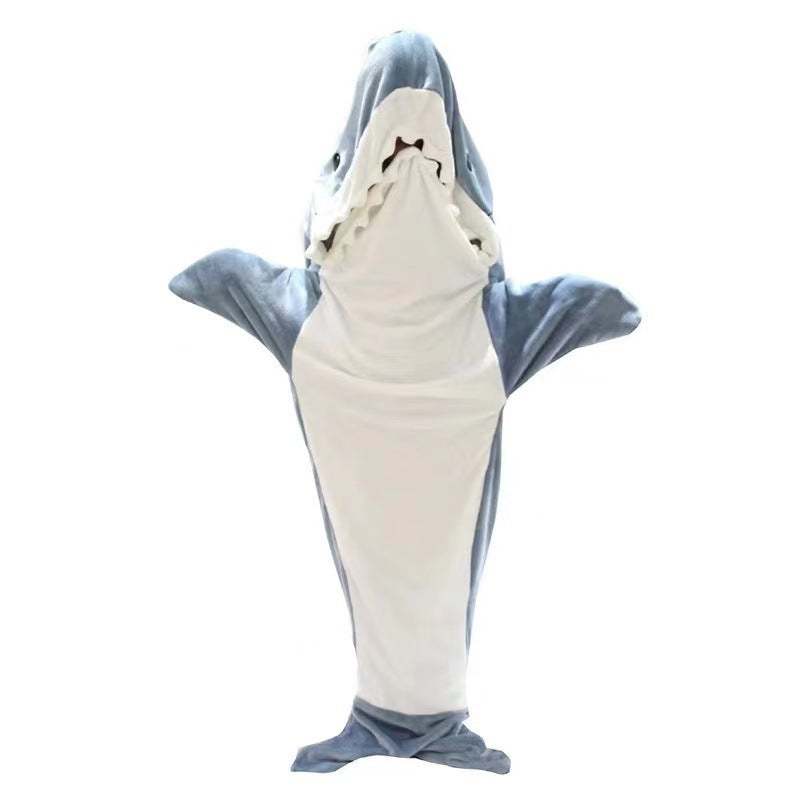 Shark One-Piece Pajama Set - front view