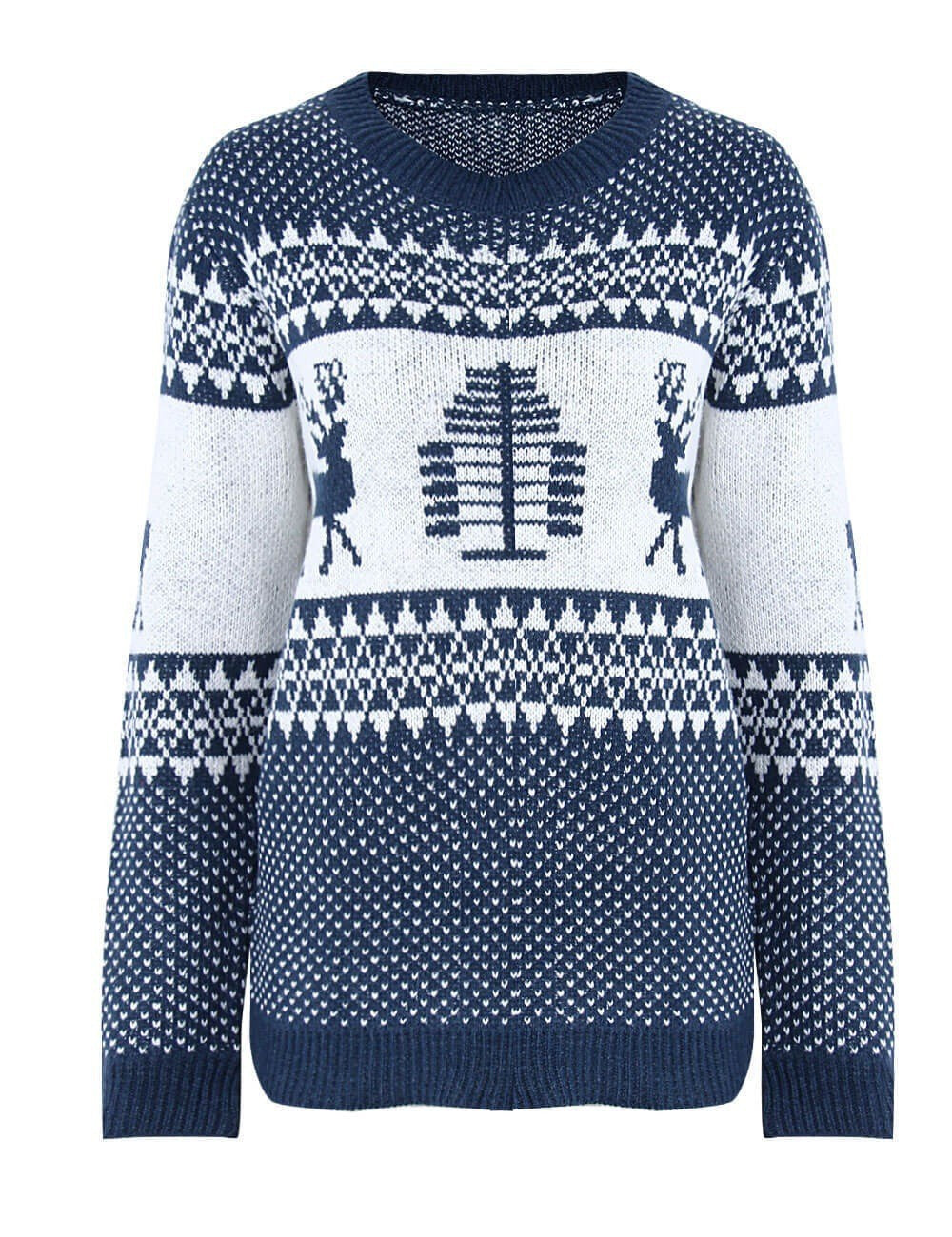 Knitted Cardigan Christmas Ugly Sweater - side view