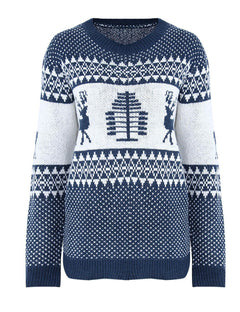 Knitted Cardigan Christmas Ugly Sweater - side view