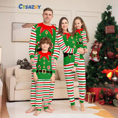 Christmas Family Party Pajama Set - back view