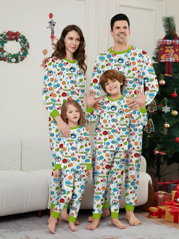 Christmas Floral Family Pajama Set