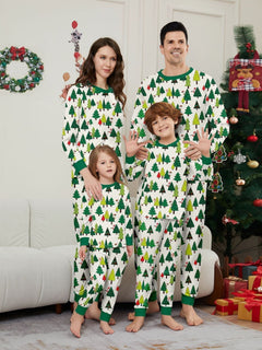 Christmas Tree Family Pajama Set - front view