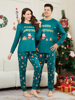 Merry Christmas Family Pajama Set - front view
