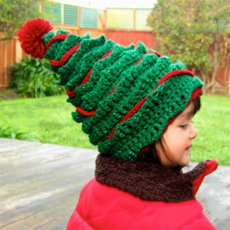 Christmas Elf Hat - fabric detail