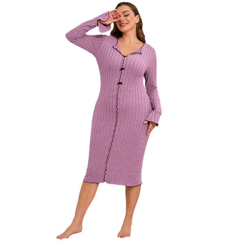 Women's Winter Sleepwear Set - back view