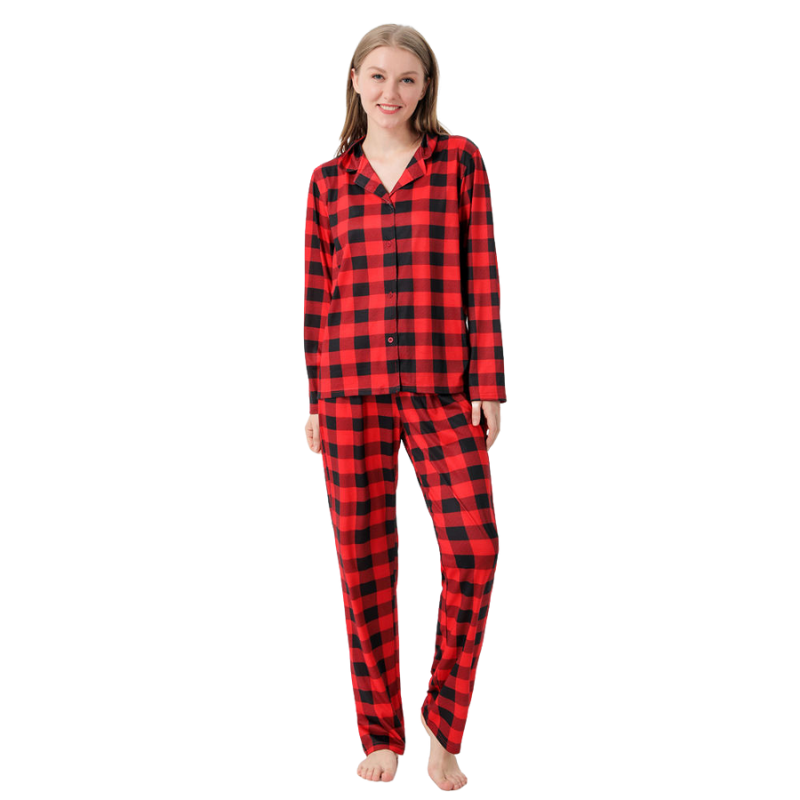 Family Matching Pajamas - model wearing