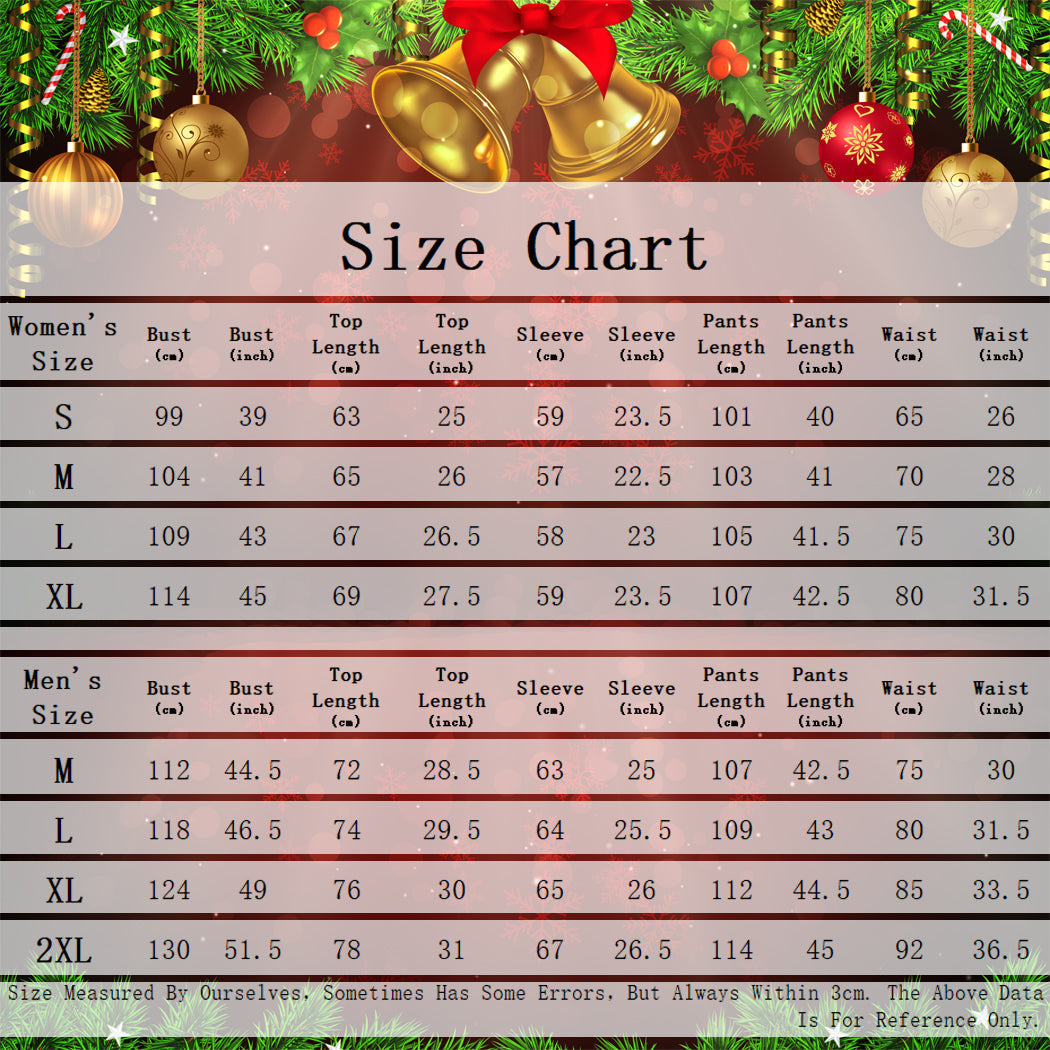 Red Christmas Tree Long-Sleeve Pajama Set - model wearing