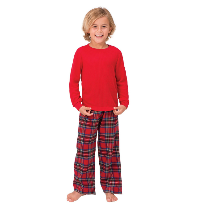 Boys' Stewart Plaid Pajamas